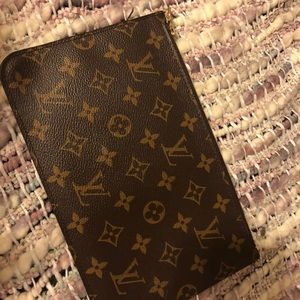 LV monogram wallet pouch